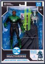 Green Lantern (John Stewart) from DC Multiverse - Endless Winter manufactured by McFarlane [Front]