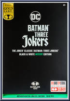 Joker (Black & White Accent Edition) from DC Multiverse - Batman: Three Jokers manufactured by McFarlane [Front]