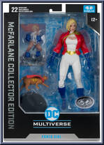 Power Girl (Power Girl: Reborn) (Platinum) from DC Multiverse - Collector Edition manufactured by McFarlane [Front]