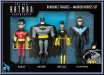 Masked Heroes Set from DC - New Adventures manufactured by NJ Croce [Front]