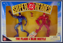 Flash & Blue Beetle from DC Super Heroes - Box Sets manufactured by Hasbro [Front]