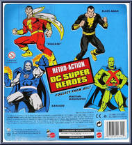 Black Adam from DC Super Heroes - Retro-Action manufactured by Mattel [Back]
