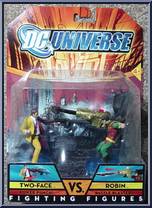 Two-Face vs. Robin from DC Universe Classics - Fighting Figures manufactured by Mattel [Front]