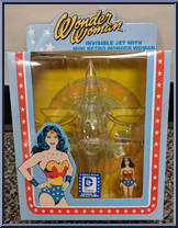 Invisible Jet (with Mini Retro Wonder Woman) from DC Universe - ReAction Figures manufactured by Funko [Front]