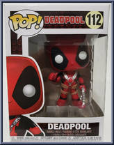 Deadpool (Centers Up) (Red) from Deadpool - Pop! Vinyl Figures manufactured by Funko [Front]