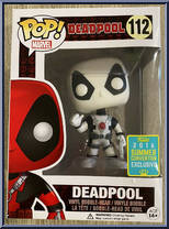 Deadpool (Centers Up) (White) from Deadpool - Pop! Vinyl Figures manufactured by Funko [Front]