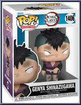 Genya Shinazugawa from Demon Slayer - Pop! Vinyl Figures manufactured by Funko [Front]