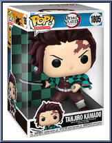 Tanjiro Kamado (Jumbo) from Demon Slayer - Pop! Vinyl Figures manufactured by Funko [Front]