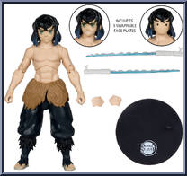Inosuke Hashibira (Unmasked) (Season 2) from Demon Slayer - 7" Scale manufactured by McFarlane [Loose]
