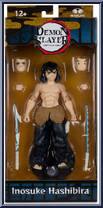 Inosuke Hashibira (Unmasked) (Season 2) from Demon Slayer - 7" Scale manufactured by McFarlane [Front]
