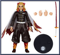 Kyojuro Rengoku (Season 2) from Demon Slayer - 7" Scale manufactured by McFarlane [Loose]