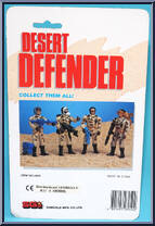 Goggles Helmet from Desert Defender - Card - Small Blister manufactured by Sungold [Back]