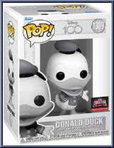 Donald Duck (Black & White) from Disney - 100th Pop! manufactured by Funko [Front]