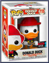 Donald Duck (Firefighter) from Disney - Disney Universe Pop! manufactured by Funko [Front]