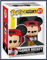 Gamer Mickey (Red Headset) from Disney - Mickey True Original Pop! manufactured by Funko [Front]