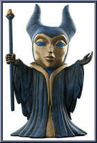 Maleficent (Blue / Gold) from Disney - Hikari Sofubi manufactured by Funko [Loose]