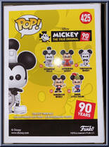 Steamboat Willie from Disney - Mickey True Original Pop! manufactured by Funko [Back]