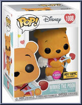 Valentines Pooh (Flocked) from Disney - Disney Universe Pop! manufactured by Funko [Front]