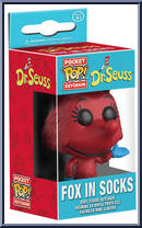 Fox in Socks from Dr. Seuss - Pop! Keychains manufactured by Funko [Front]