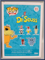 Lorax (Flocked) from Dr. Seuss - Pop! Vinyl Figures manufactured by Funko [Back]