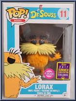 Lorax (Flocked) from Dr. Seuss - Pop! Vinyl Figures manufactured by Funko [Front]