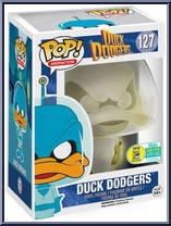 Duck Dodgers (Glow in the Dark) (White Gamma) from Duck Dodgers - Pop! Vinyl Figures manufactured by Funko [Front]