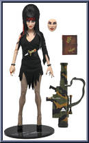 Elvira (Commando) from Elvira Mistress of the Dark - Clothed Retro manufactured by Neca [Loose]
