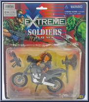Monster Warrior on Bike Action Figure