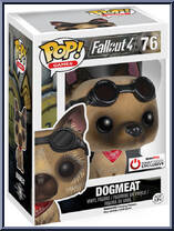 Dogmeat (Fallout 4) (Flocked) from Fallout - Pop! Vinyl Figures manufactured by Funko [Front]