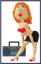 Lois (Bad Girl) from Family Guy - Series 7 manufactured by Mezco [Loose]