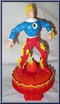 Human Torch (Johnny Storm) from Fantastic Four - Series 4 manufactured by Toy Biz [Loose]
