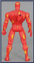 Human Torch (Sparking Action) from Fantastic Four - Series 2 manufactured by Toy Biz [Loose]