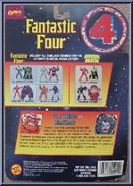 Thing vs. Blastaar from Fantastic Four - Metal Mania manufactured by Toy Biz [Back]