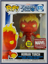 Human Torch (Glows in the Dark) from Fantastic Four - Pop! Vinyl Figures manufactured by Funko [Front]