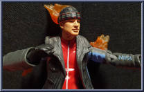 Human Torch (Snowboarding) from Fantastic Four - Movie - Series 3 manufactured by Toy Biz [Loose]