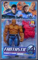 Thing (Clobber 'N Crush) from Fantastic Four - Movie - Series 2 manufactured by Toy Biz [Front]