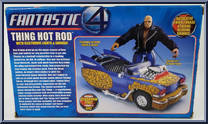 Thing Hotrod from Fantastic Four - Movie - Vehicles manufactured by Toy Biz [Back]