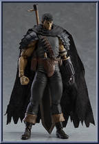 Guts (Black Swordsman Version Repaint Edition) from Figma - Berserk manufactured by Max Factory [Loose]