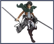 Levi from Figma - Attack on Titan manufactured by Max Factory [Loose]