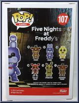 Bonnie from Five Nights at Freddy's - Pop! Vinyl Figures manufactured by Funko [Back]