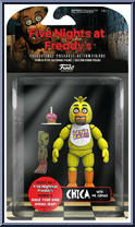 Chica and Mr. Cupcake from Five Nights at Freddy's - Action Figures manufactured by Funko [Front]