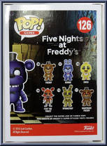 Shadow Freddy from Five Nights at Freddy's - Pop! Vinyl Figures manufactured by Funko [Back]