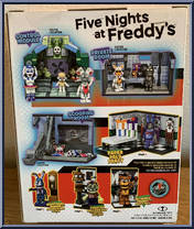 Left Dresser and Door from Five Nights at Freddy's - Construction Sets manufactured by McFarlane [Back]