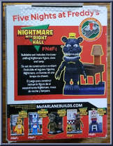 Nightmare with Right Hall from Five Nights at Freddy's - Construction Sets manufactured by McFarlane [Back]