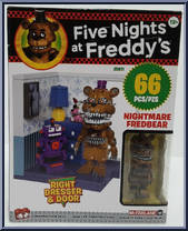 Right Dresser and Door from Five Nights at Freddy's - Construction Sets manufactured by McFarlane [Front]