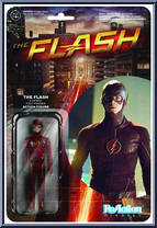 Flash (Masked) from Flash - CW Series - ReAction Figures manufactured by Super7 [Front]
