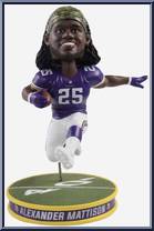 Alexander Mattison (Minnesota Vikings) (Hurdle) from Football - Player Bobbles manufactured by Foco [Loose]