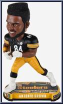 Antonio Brown (Pittsburgh Steelers) (Headline) from Football - Player Bobbles manufactured by Foco [Loose]