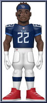 Derrick Henry (Dark Blue) (Chase) (Titans) from Football - Vinyl Gold - 5" Scale manufactured by Funko [Loose]