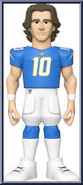 Justin Herbert (Blue Jersey) (Chargers) from Football - Vinyl Gold - 5" Scale manufactured by Funko [Loose]